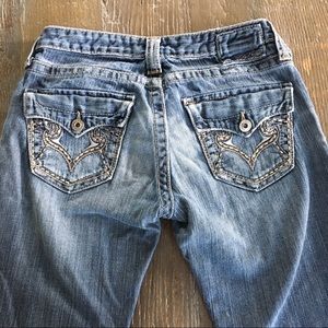 Big Star Womens Sweet Low Boot Blue Denim Jeans
